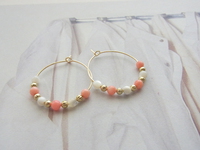 春色フープピアス