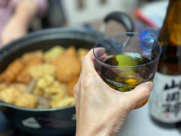 おでんな夜は日本酒で。