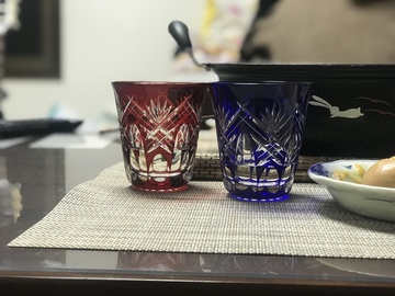 江戸切子グラス♪
