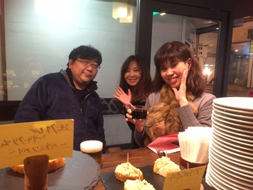 立ち飲みバル♪で大盛り上がり