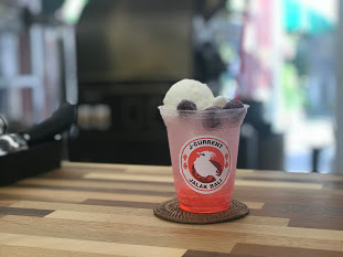 ベリークリームソーダー♪☆オッティモアイス入り