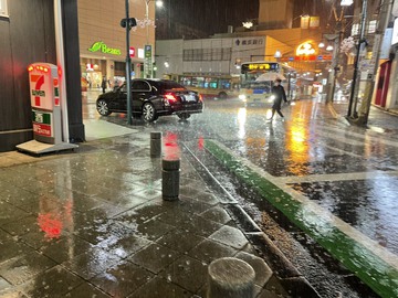 土砂降りとスッキリ朝陽