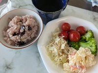 赤い豆を
