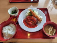 ジョイフルで610円の日替わりランチ(和膳セット)