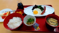 ジョイフルの￥438納豆目玉焼き朝食