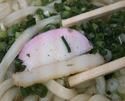 今日のうどん　月曜日