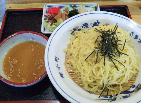 麺小町で冷やしつけ麺大