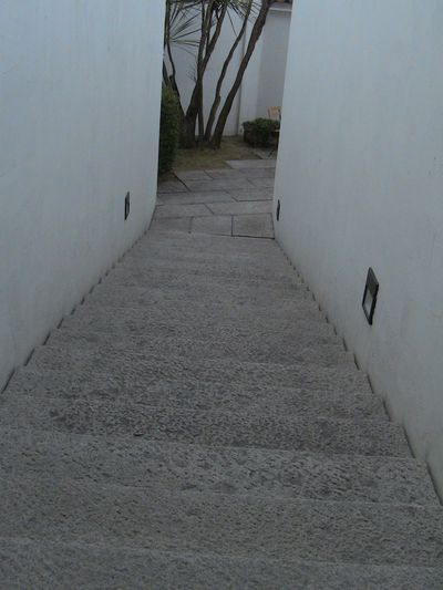 入口の階段