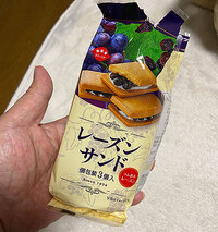 レーズンサンドと孫 (`･ω･´)ｂ