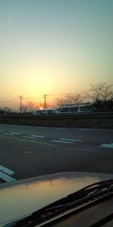 倉敷の夕日