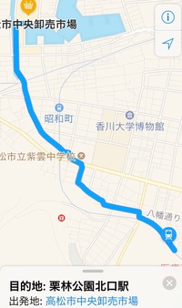 【地形で巡る　旧・高松】高松市中央卸売市場から栗林公園北口まで江戸時代の地形をなぞる。