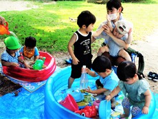 7/26今日の広場☆０歳児からの公園あそび