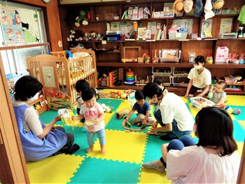 7/26今日の広場☆０歳児からの公園あそび