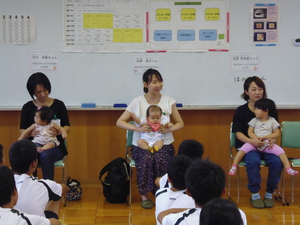 玉藻中学校ふれあい体験授業